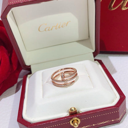 [Amore Jewels]JUSTE RING 4.8MM FULL DIAMOND