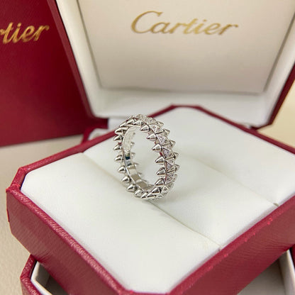 [Amore Jewels]CLASH 6.4MM SMALL FULL DIAMOND RING