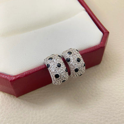 [Amore Jewels]PANTHERE MINI FULL DIAMOND EARRINGS