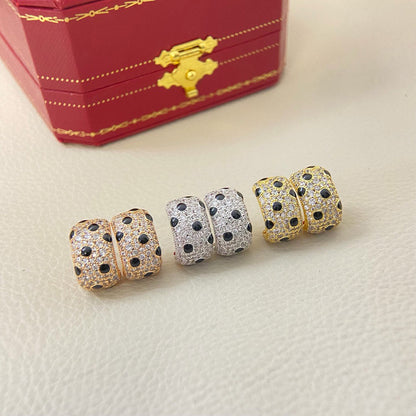 [Amore Jewels]PANTHERE MINI FULL DIAMOND EARRINGS