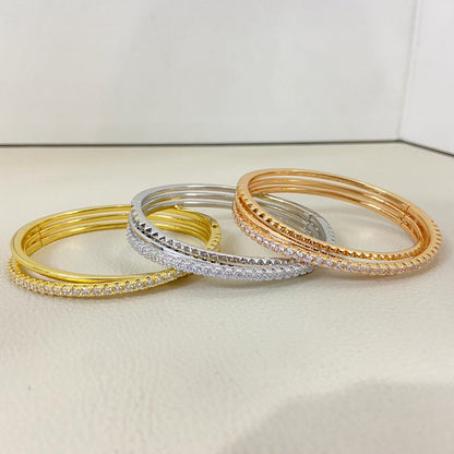 [Amore Jewels]ETINCELLE HALF-PAVED DIAMOND BRACELET