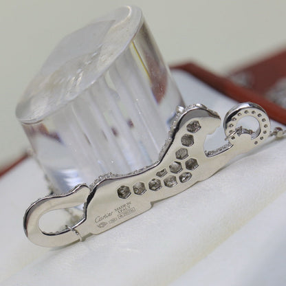 [Amore Jewels]PANTHERE PAVED DIAMOND NECKLACE