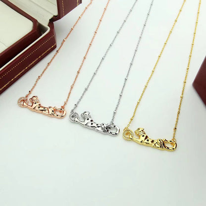 [Amore Jewels]PANTHERE FULL DIAMOND NECKLACE
