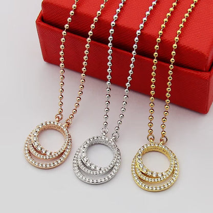[Amore Jewels]ETINCELLE  FULL DIAMOND NECKLACE