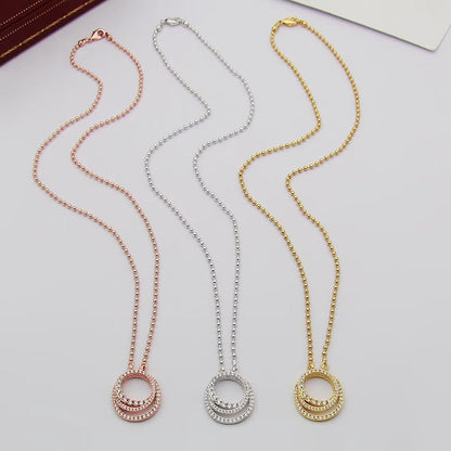 [Amore Jewels]ETINCELLE  FULL DIAMOND NECKLACE