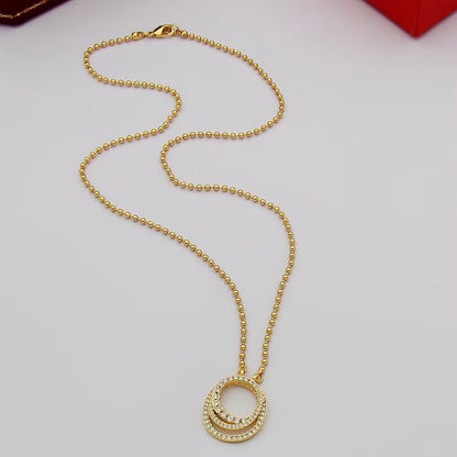[Amore Jewels]ETINCELLE  FULL DIAMOND NECKLACE