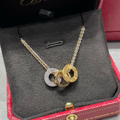 [Amore Jewels]LOVE 6 DIAMOND PENDANT NECKLACE