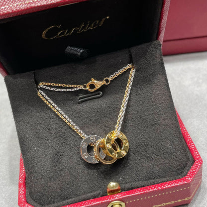 [Amore Jewels]LOVE 6 DIAMOND PENDANT NECKLACE