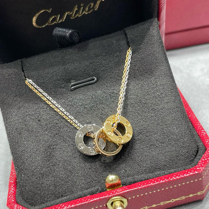 [Amore Jewels]LOVE 6 DIAMOND PENDANT NECKLACE