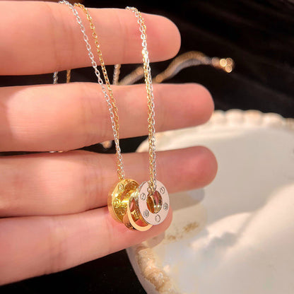 [Amore Jewels]LOVE 6 DIAMOND PENDANT NECKLACE