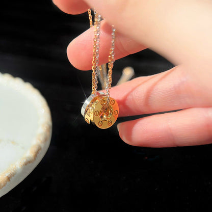 [Amore Jewels]LOVE 6 DIAMOND PENDANT NECKLACE