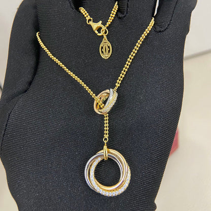 [Amore Jewels]TRINITY DIAMONDS NECKLACE