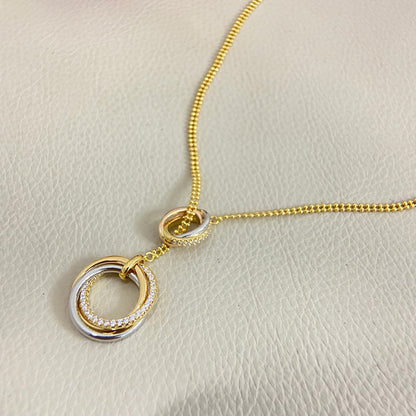 [Amore Jewels]TRINITY DIAMONDS NECKLACE