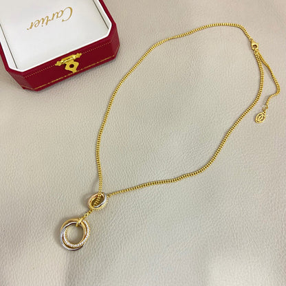 [Amore Jewels]TRINITY DIAMONDS NECKLACE