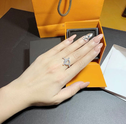 [Amore Jewels]ECHAPPEE RING SILVER DIAMOND