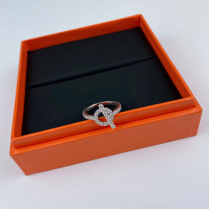 [Amore Jewels]ECHAPPEE RING SILVER DIAMOND