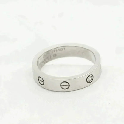 [Amore Jewels]LOVE RING 4MM 1 DIAMOND SILVER