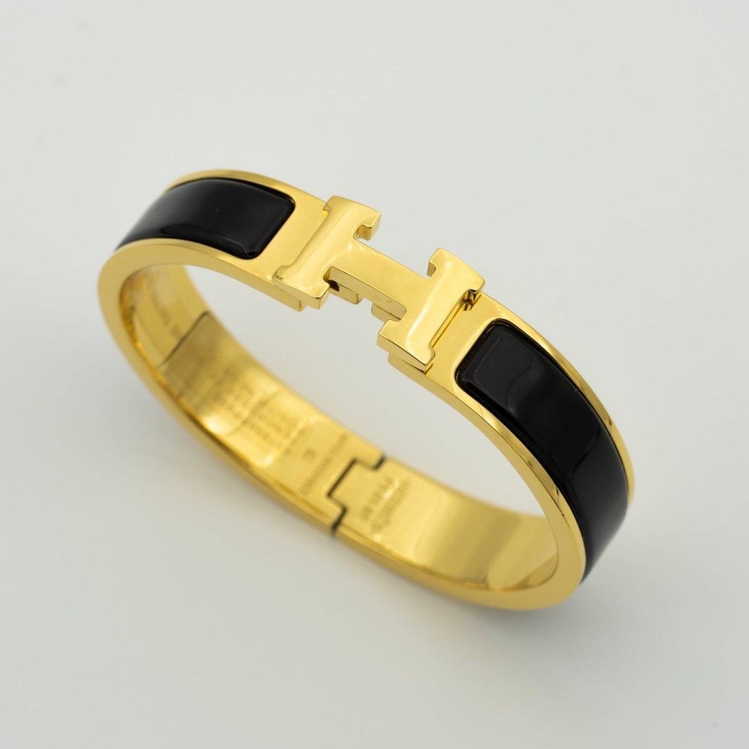 [Amore Jewels]H BLACK BRACELET