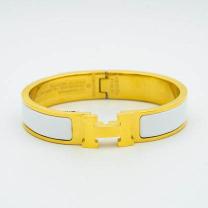 [Amore Jewels]H WHITE BRACELET