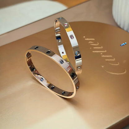 [Amore Jewels]Classic 6.1mm Love Bracelet 10-Diamond Multicolor