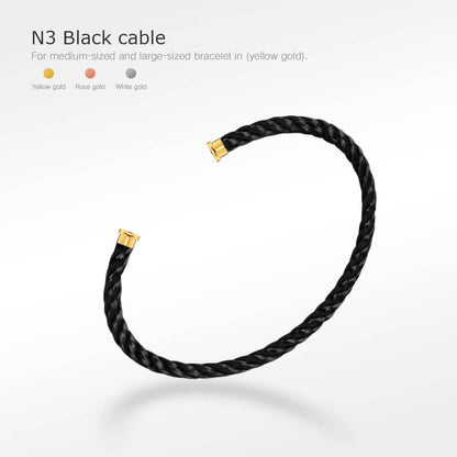 [Amore Jewels]FORCE SERIES BRACELET CABLES 50 CHOICES (DIY SELECTION)