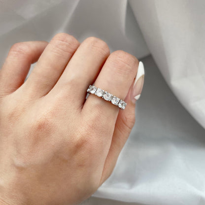 [Amore Jewels]Eternity Round Cut Tennis Ring
