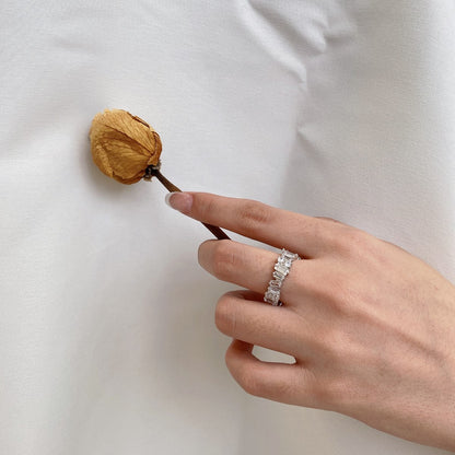 [Amore Jewels]Delicate Multi Shape Tennis Ring