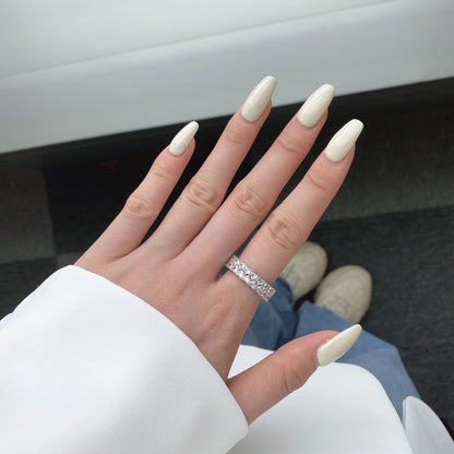 [Amore Jewels]Sparkling Full Heart Ring
