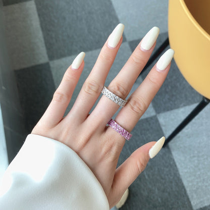 [Amore Jewels]Sparkling Full Heart Ring