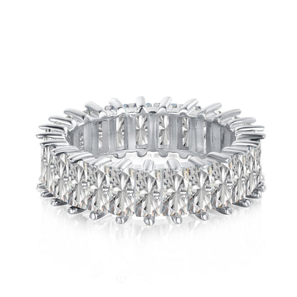 [Amore Jewels]Unique Colorful Radiant Cut RIng