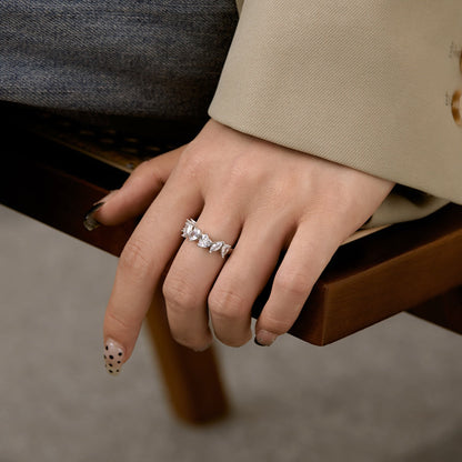 [Amore Jewels]Delicate Multi Cut Ring