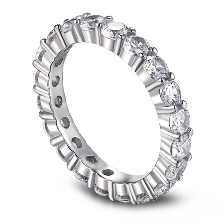 [Amore Jewels]Sparkling Round Cut Tennis Ring