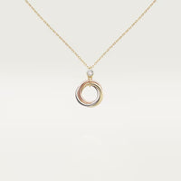 [Amore Jewels]TRINITY  NECKLACE 1 DIAMOND