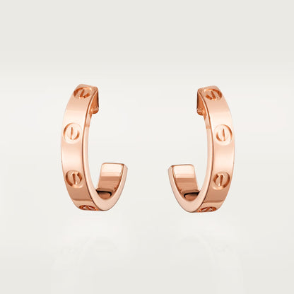 [Amore Jewels]LOVE EARRINGS 2.65 MM NO DIAMOND SMALL