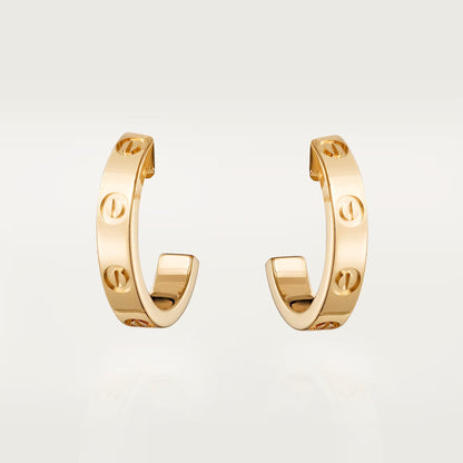 [Amore Jewels]LOVE EARRINGS 2.65 MM NO DIAMOND SMALL
