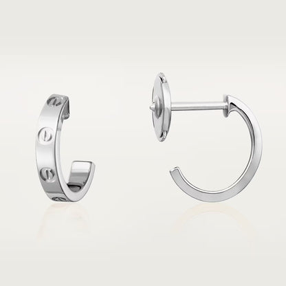 [Amore Jewels]LOVE EARRINGS 2.65 MM NO DIAMOND SMALL
