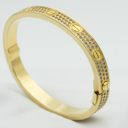 [Amore Jewels]LOVE BRACELET 6.1MM DIAMOND-PAVED