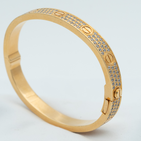 [Amore Jewels]LOVE BRACELET 6.1MM DIAMOND-PAVED