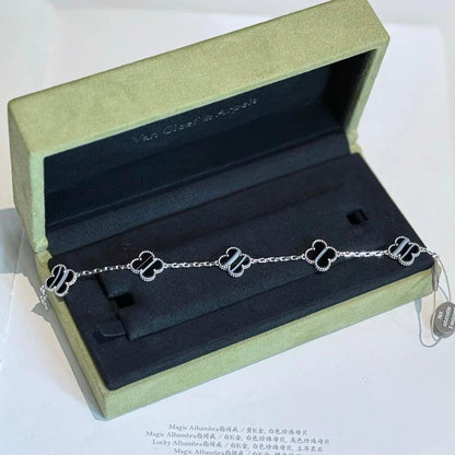 [Amore Jewels] CLOVER 5 MOTIF PULSAR STONE BRACELET COLLECTION