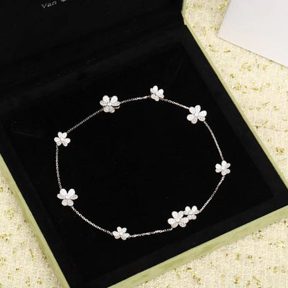 [Amore Jewels]FRIVOLE SILVER 9 FLOWERS NECKLACE