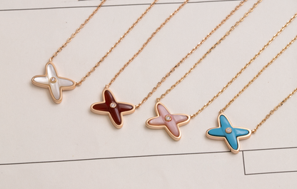 [Amore Jewels]JEUX DE NECKLACE 1 DIAMOND