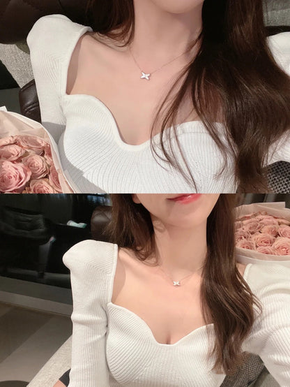 [Amore Jewels]JEUX DE NECKLACE 1 DIAMOND