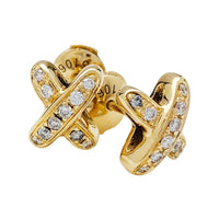 [Amore Jewels]JEUX DE GOLD DIAMOND EARRINGS