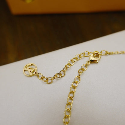 [Amore Jewels]BLOOMING SUPPLE NECKLACE BRASS
