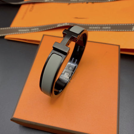 [Amore Jewels]CLIC HM SO BLACK GREY BRACELET