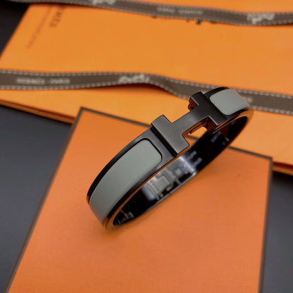 [Amore Jewels]CLIC HM SO BLACK GREY BRACELET