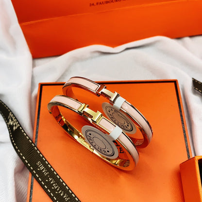 [Amore Jewels]CLASSIC HM CLIC  PINK 8MM ENAMEL BRACELET