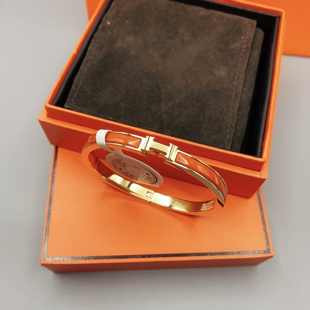 [Amore Jewels]CLASSIC HM CLIC RED 8MM ENAMEL BRACELET