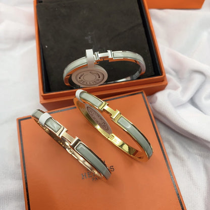 [Amore Jewels]CLASSIC HM CLIC GREEN 8MM ENAMEL BRACELET