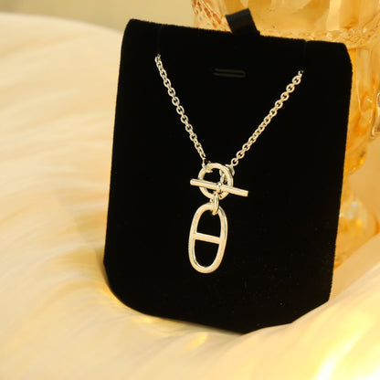 [Amore Jewels]HM CHAINE D'ANCRE PENDANT NECKLACE STERLING SILVER